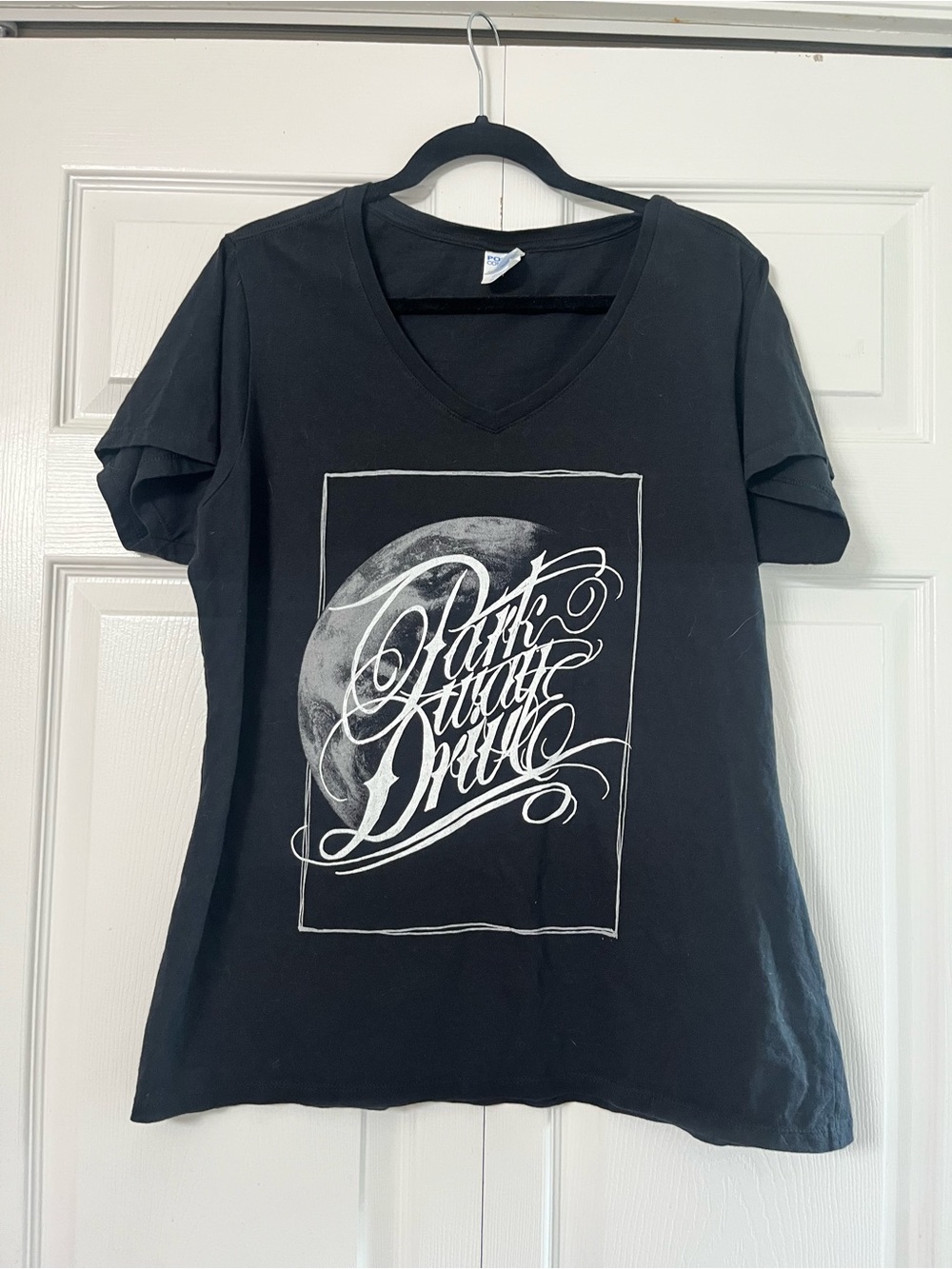 Black Parkway Drive Graphic V-Neck Women's Tee xl